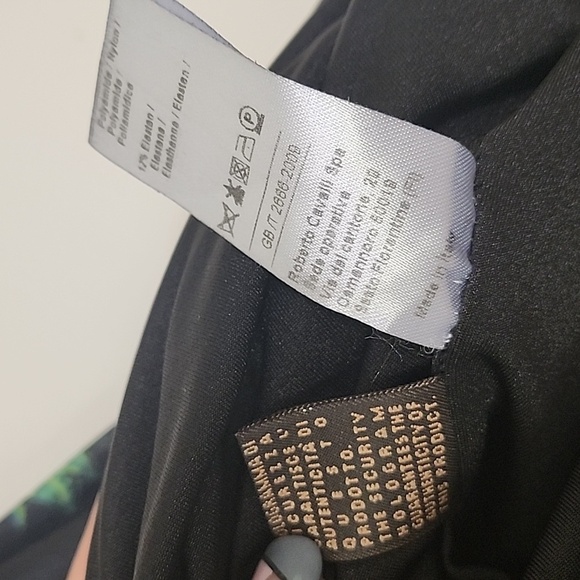 Roberto Cavalli Purple Floral Print Gathered Sheath Dress Size Medium - Picture 5 of 17